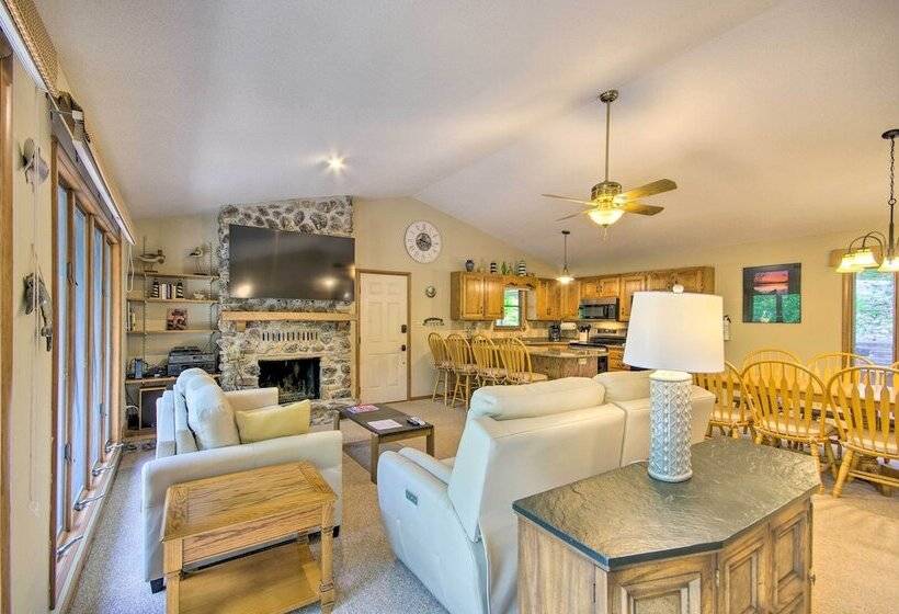 Private Boat Dock: Lakefront Eldon Home!