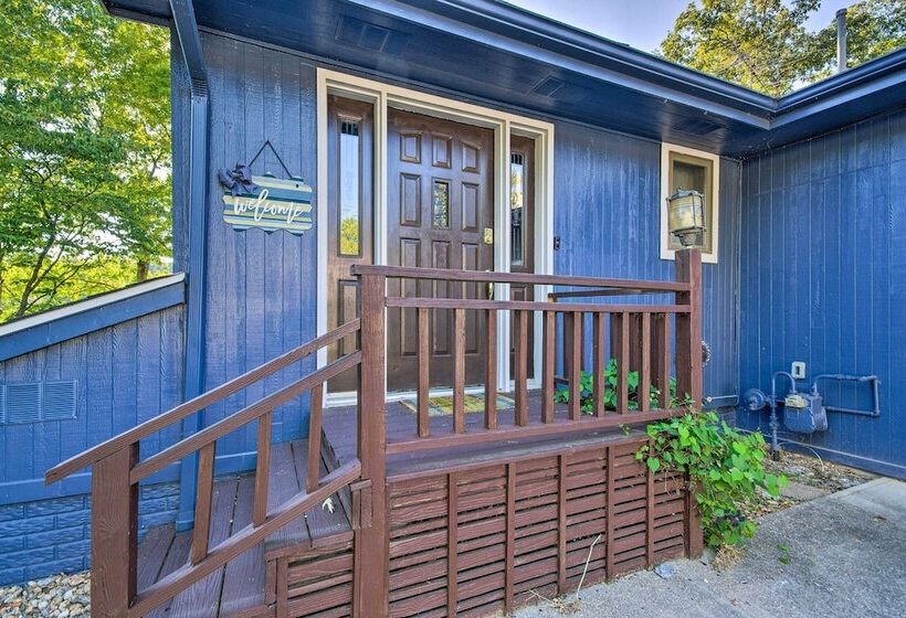 Boat Dock + Slides: Lakefront Gravois Mills Home