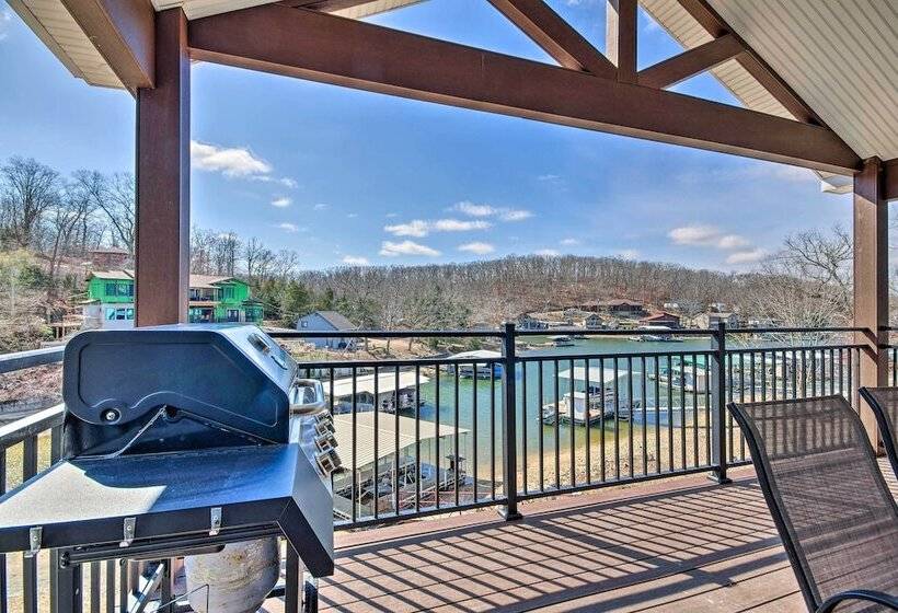 Dock & Fire Pit: Lakefront Rocky Mount Home!