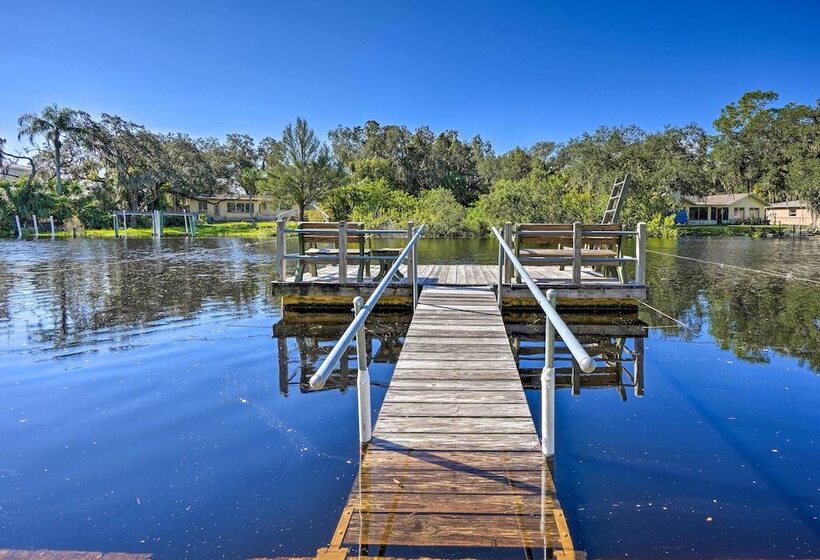Riverfront Home W/ Putting Green & Boat Dock!