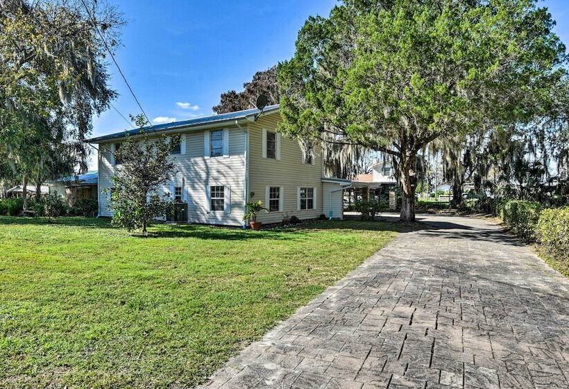 St Johns River Canal Home W/ Grill!