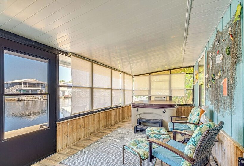 Waterfront Hernando Beach Home W/ Dock & Hot Tub!