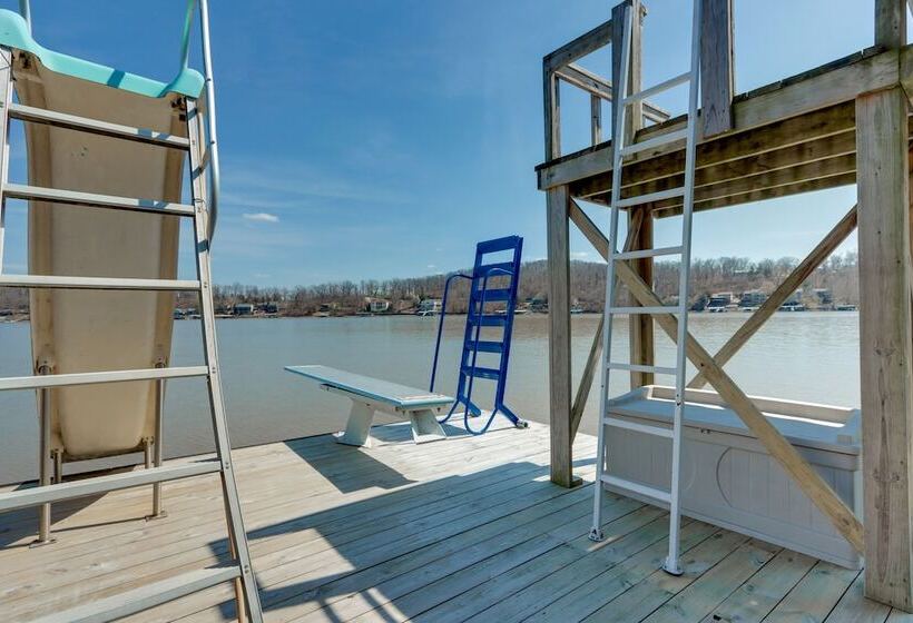 Waterfront Lake Of The Ozarks Home W/ Private Dock