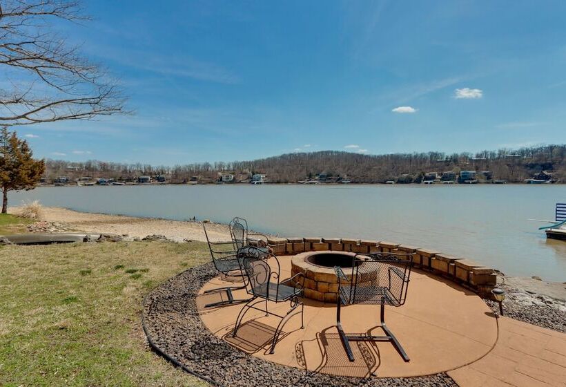 Waterfront Lake Of The Ozarks Home W/ Private Dock