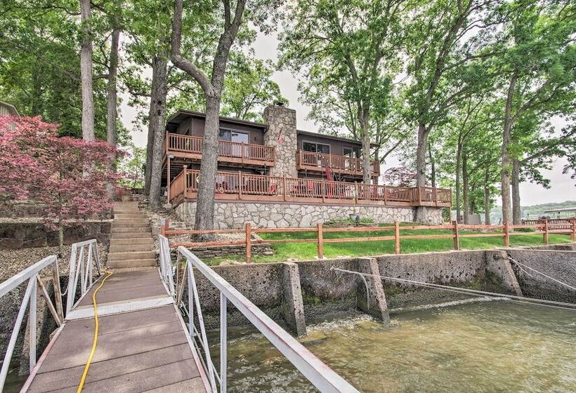 Private Dock: Waterfront Lake Ozark Home!