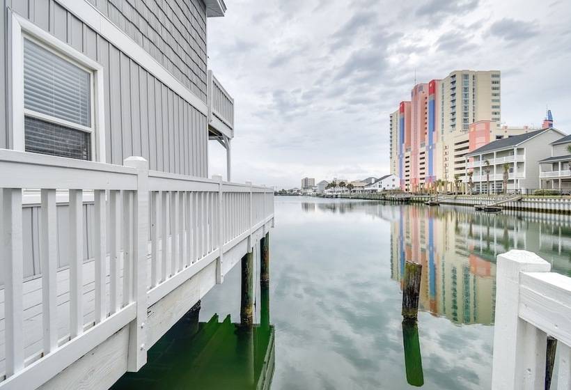 Waterfront North Myrtle Beach Home W/ Deck!