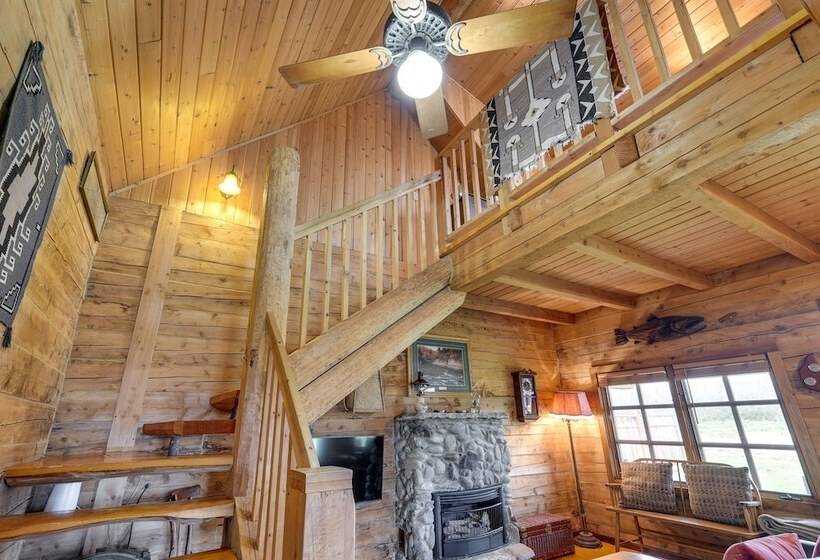 Private Hot Tub:  Blue Sky Cabin  In Sequim