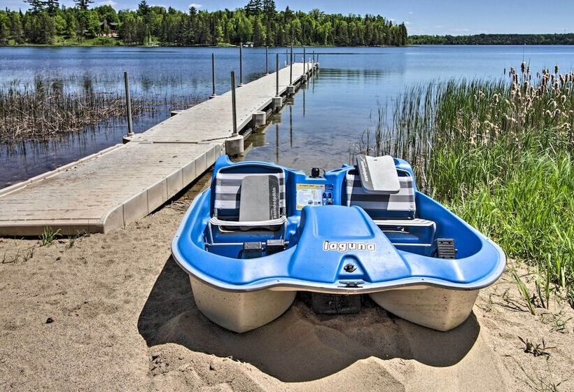 Lakefront Hackensack Cabin W/ Patio & Grill!