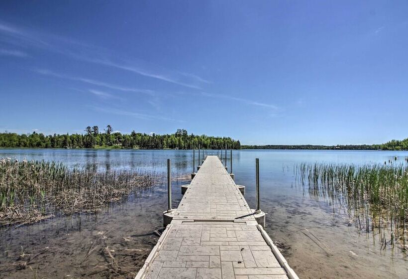 Lakefront Hackensack Cabin W/ Patio & Grill!