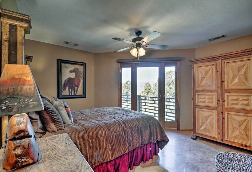 Large Ruidoso Home W/ Stunning Views & Hot Tub!