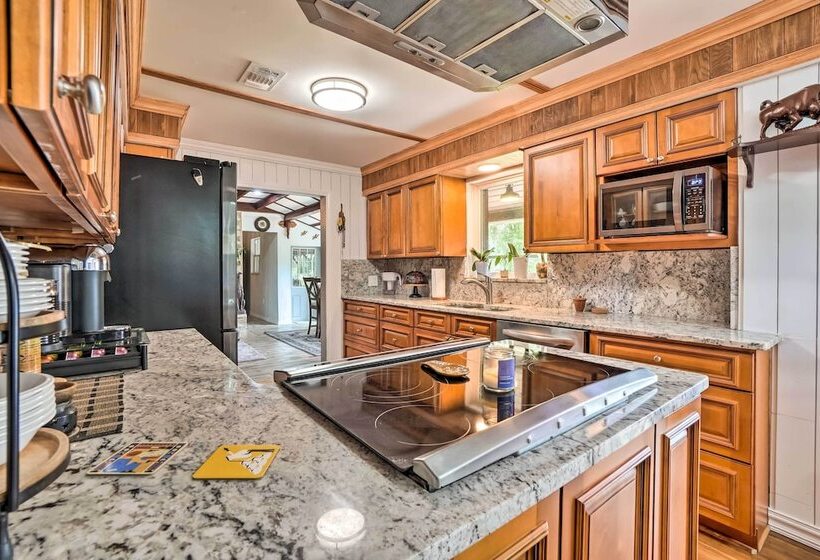 Lush Riverfront Escape W/ Private Boat Dock!