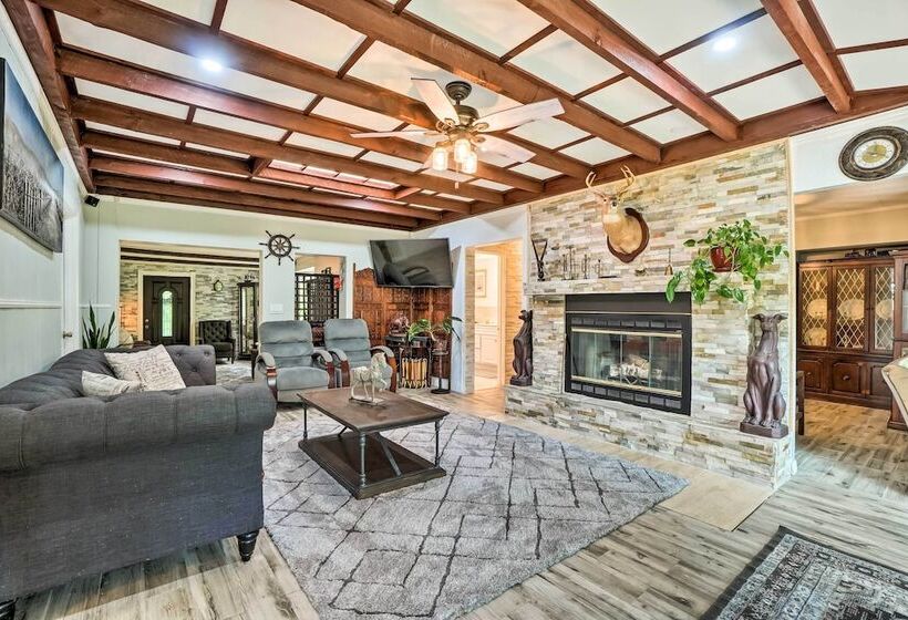 Lush Riverfront Escape W/ Private Boat Dock!