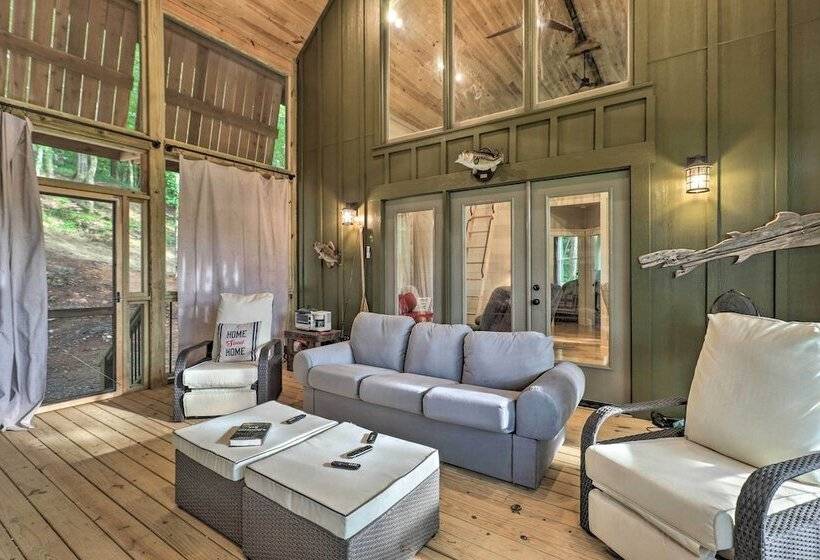 Rustic Chic Riverfront Home W/ Dock, Deck & Canoes