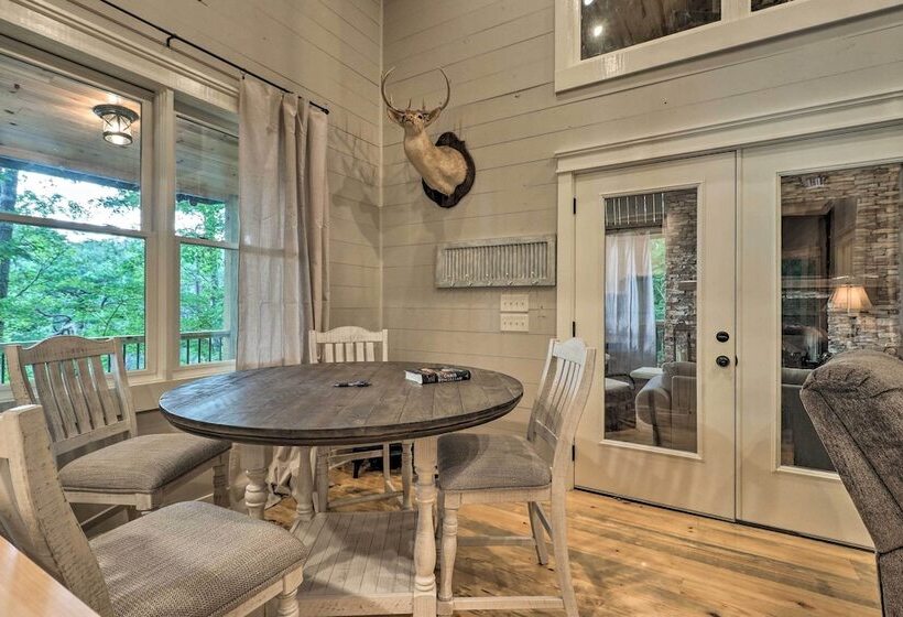 Rustic Chic Riverfront Home W/ Dock, Deck & Canoes