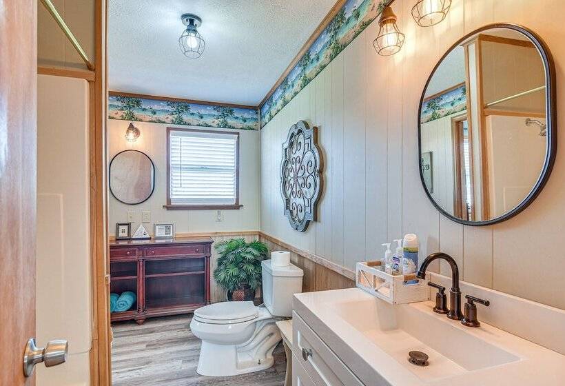 Colorful Crystal Beach Home W/ Ocean View!