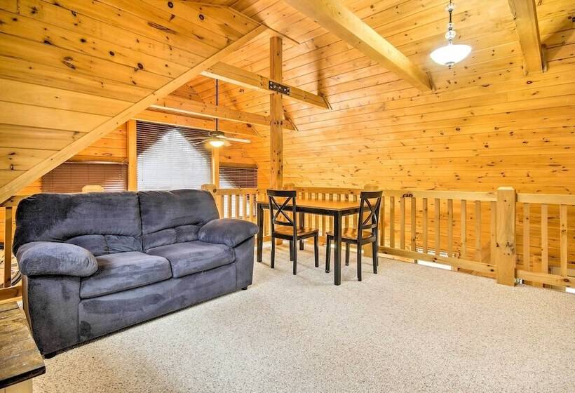 Cozy Log Home: Centrally Located & Pet Friendly!