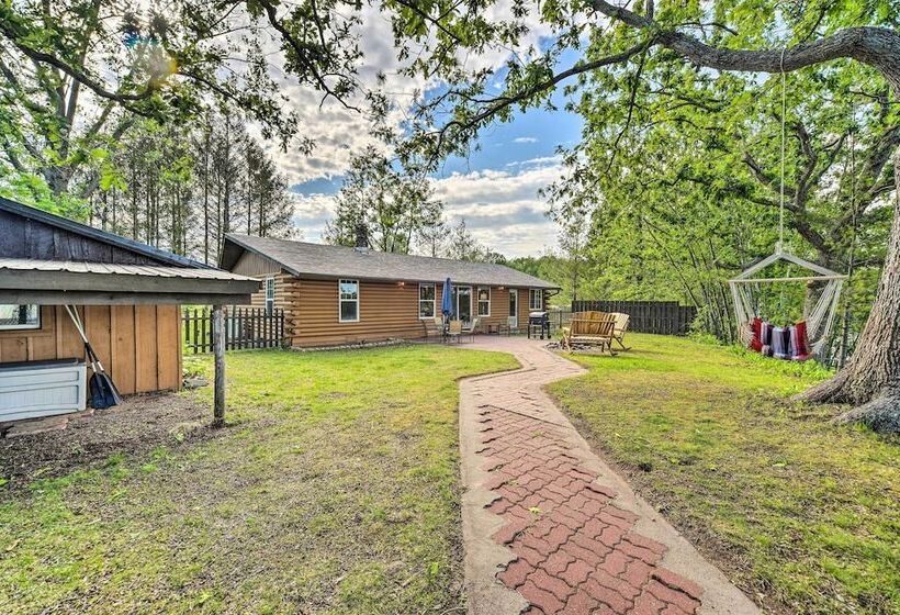 Frederic Lakefront Retreat W/ Dock & Patio!