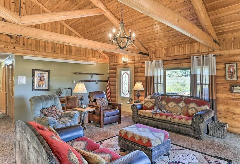 Hill City Log Cabin W/ On Site Trout Fishing!