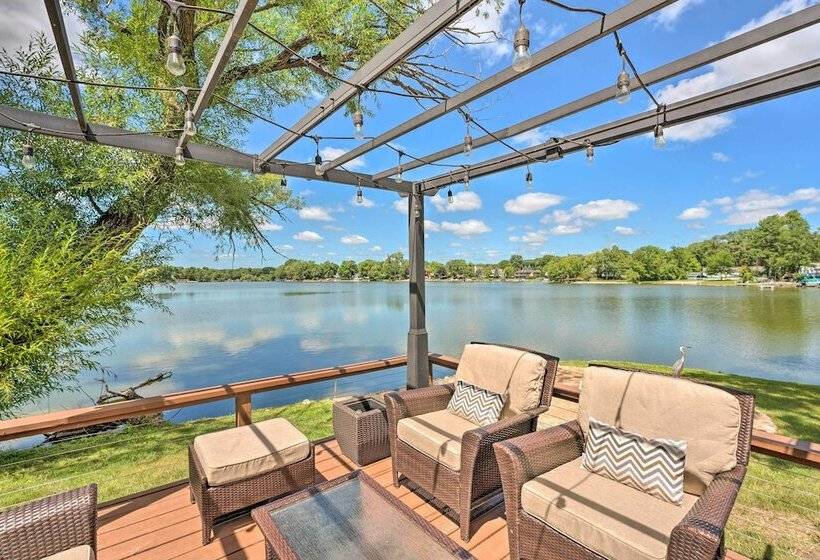 Lakefront Oasis W/ Boat Dock, Fire Pit, Grill