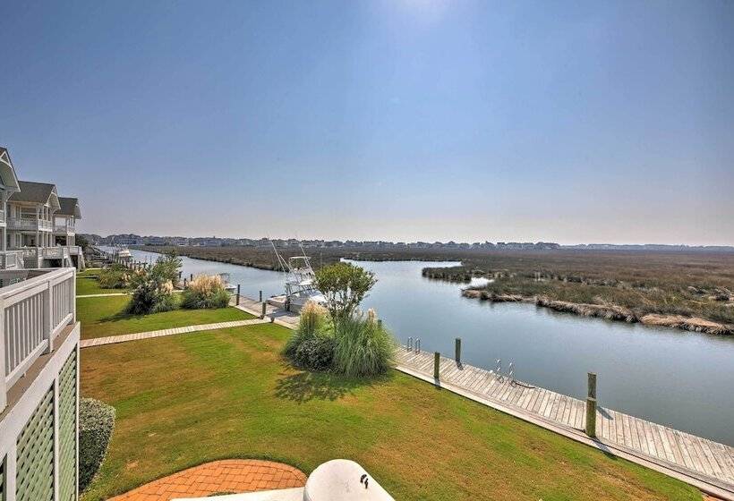 Manteo Waterfront Resort Home W/ 30 Ft Dock!
