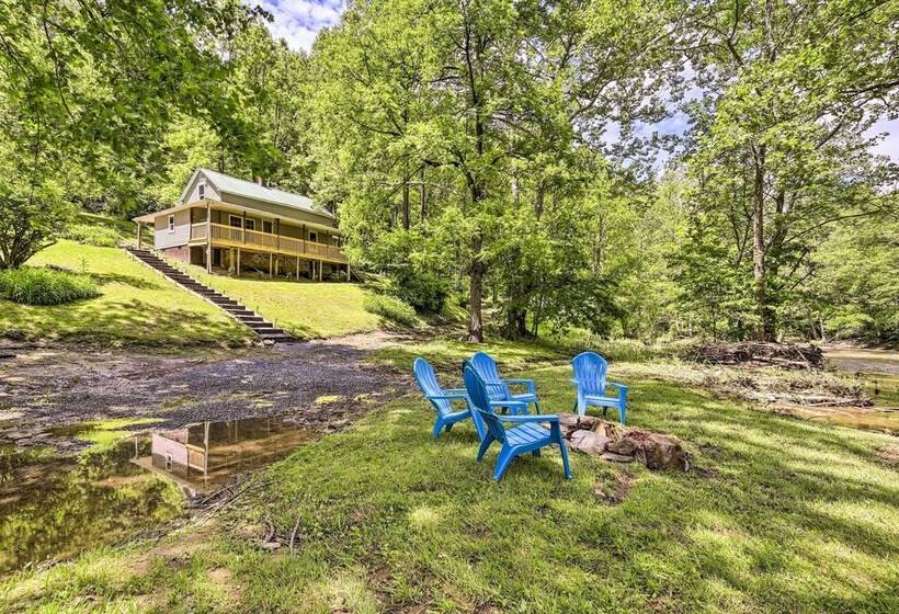 Private Riverfront Escape W/ Fire Pit & Grill