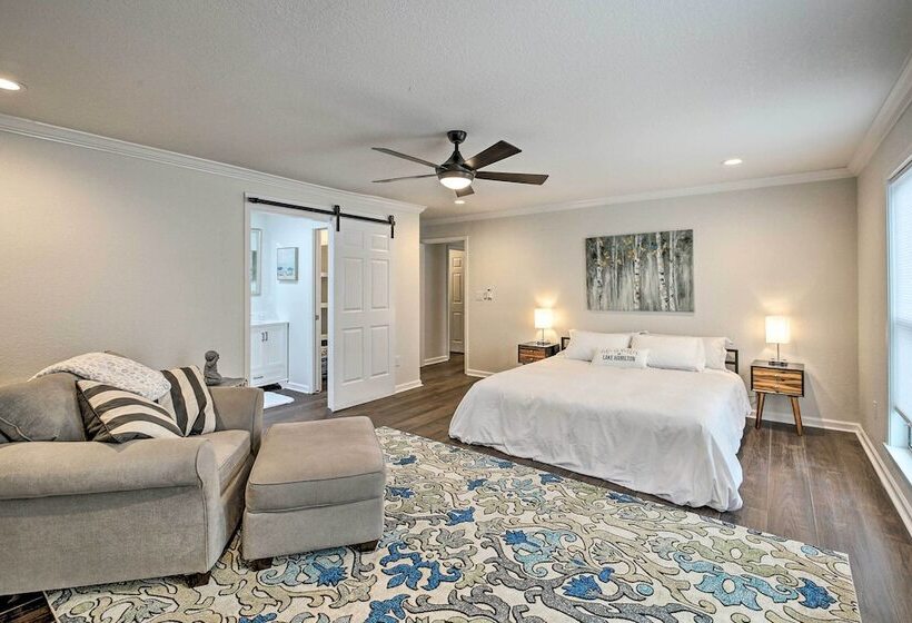 Boat Dock & Kayaks: Waterfront Hot Springs Home!