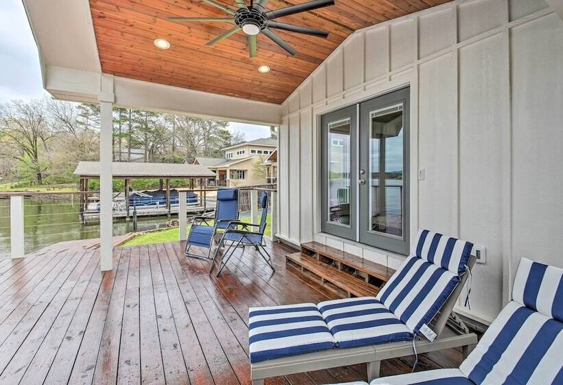 Boat Dock & Kayaks: Waterfront Hot Springs Home!