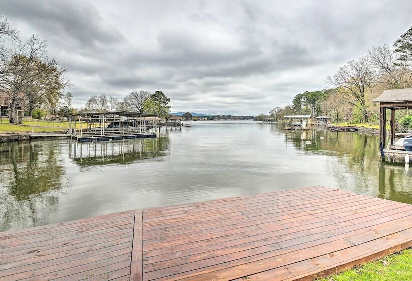 Boat Dock & Kayaks: Waterfront Hot Springs Home!