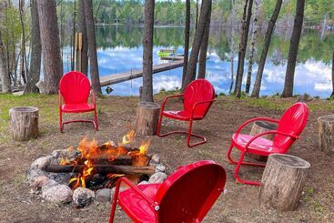 Arbor Vitae Home W/ Game Room: Snowmobiles Welcome