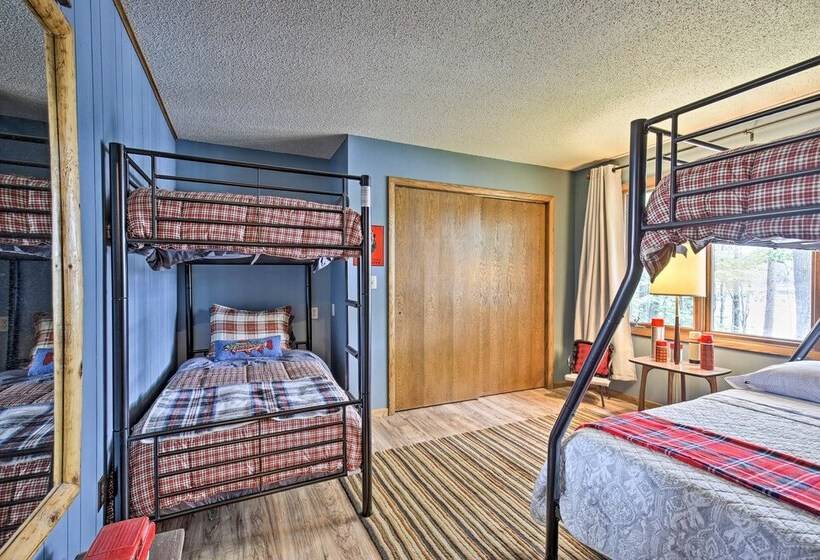 Arbor Vitae Home W/ Game Room: Snowmobiles Welcome