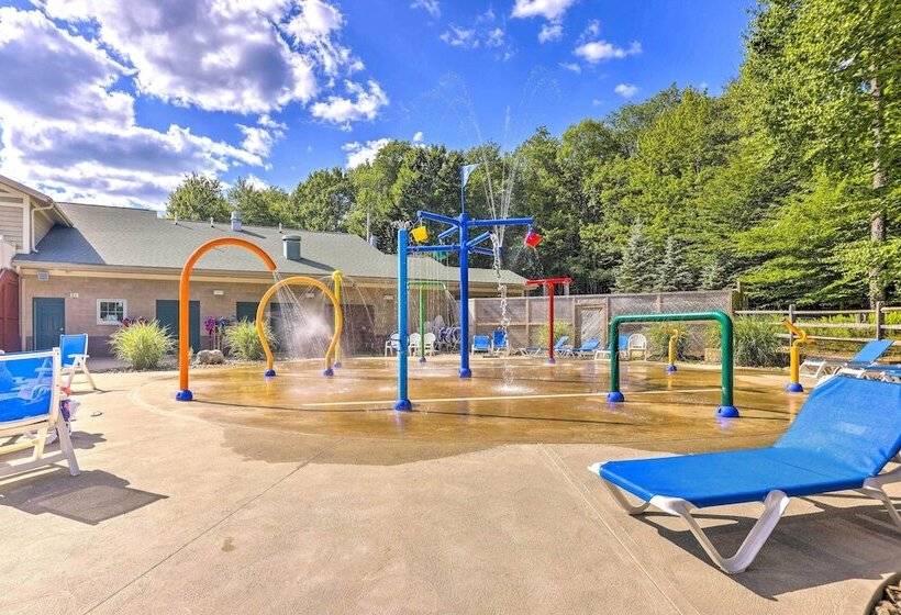 Fire Pit, Indoor Pool Access: Big Bass Lake Cabin