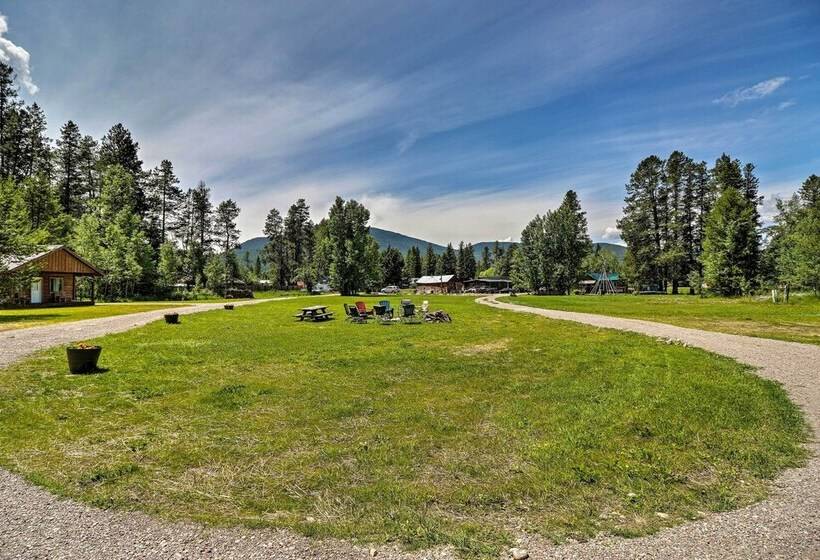 Custom Cabin W/ Grill & Fire Pit: 7 Mi To Glacier!