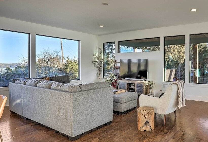 Modern Lakeview Hilltop Retreat W/ Game Garage!