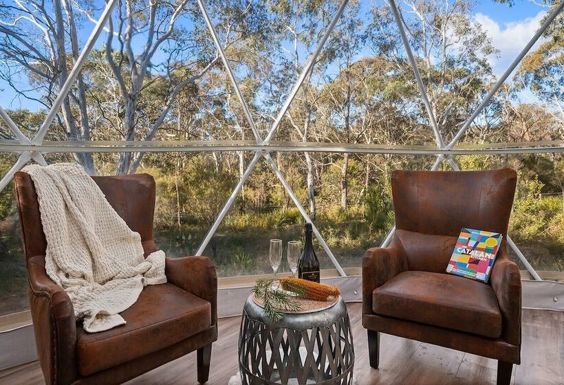 교외 호텔 Scribbly Farm Premium Dome Bush Retreat Southern Highlands