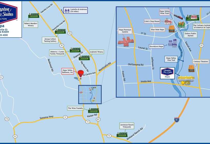 هتل Hampton Inn & Suites Napa