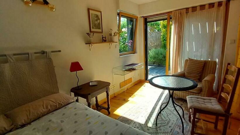 پانسیون Chambre Avec Terrasse Chez Anne