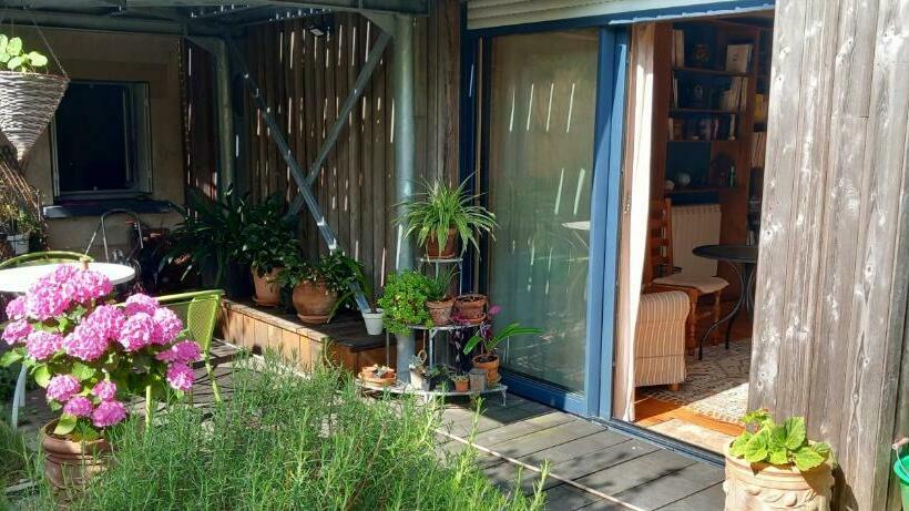 پانسیون Chambre Avec Terrasse Chez Anne