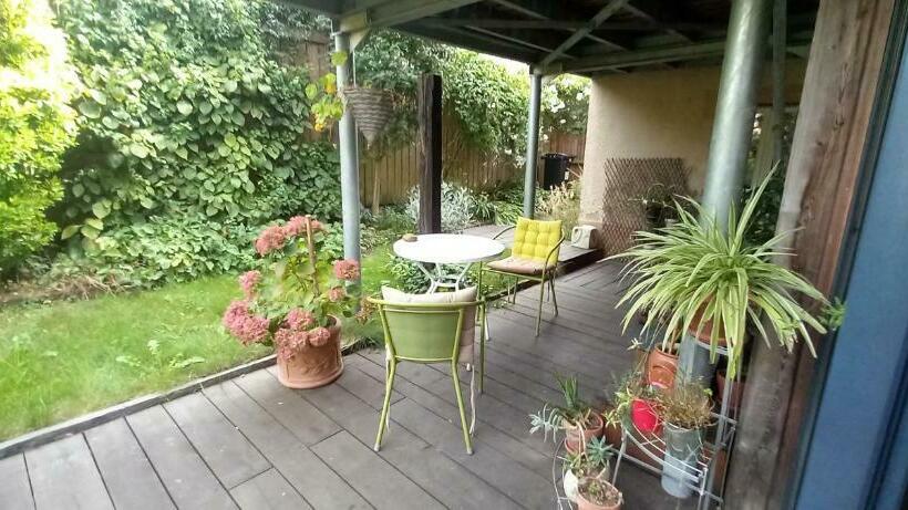 پانسیون Chambre Avec Terrasse Chez Anne