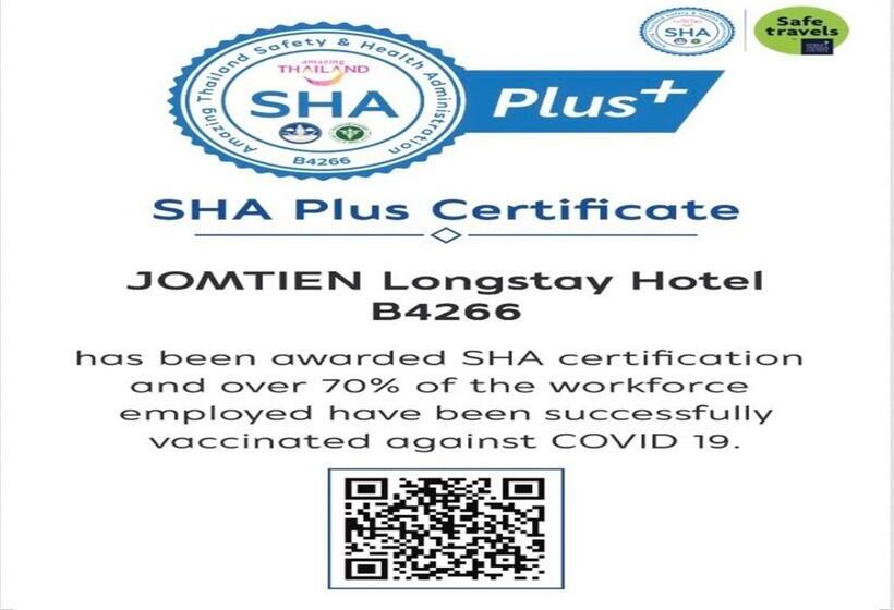 Jomtien Longstay Hotel   Sha Plus Certified
