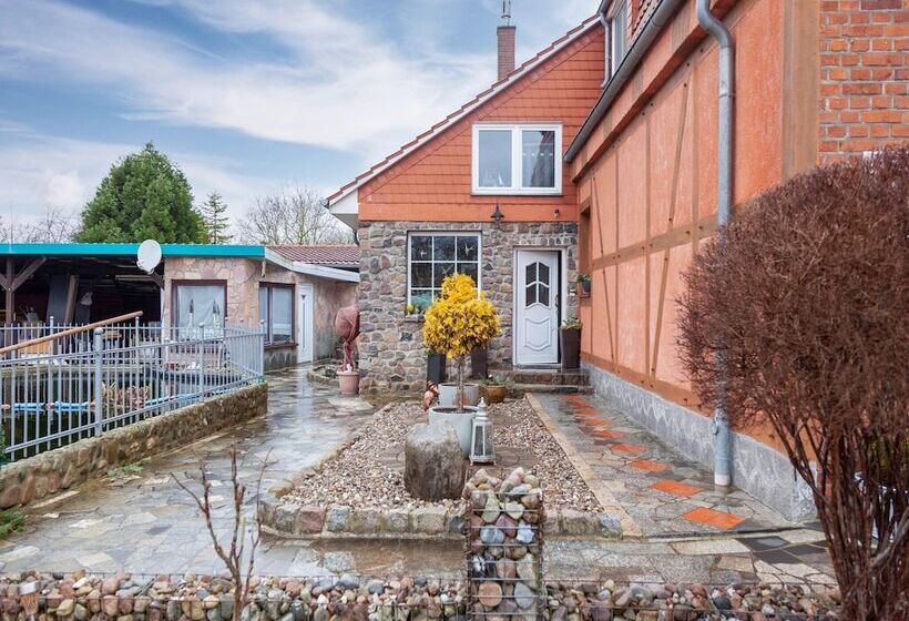 膳宿费 Wohnung In Grundshagen Mit Gartensitzplatz