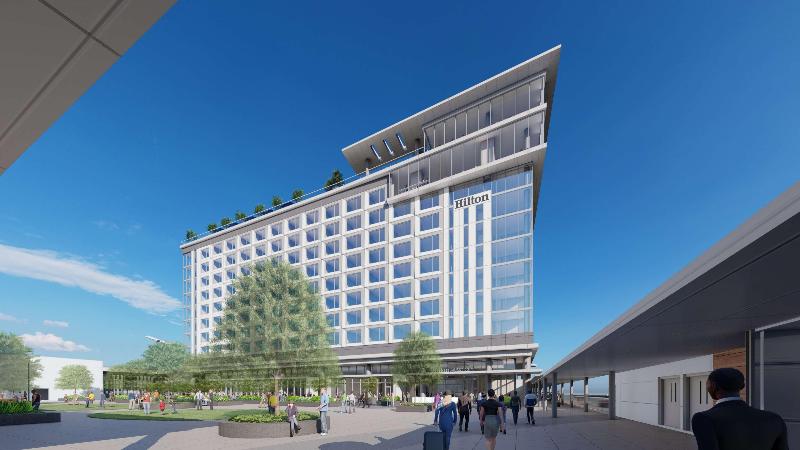 בית מלון כפרי Hilton Bna Nashville Airport Terminal