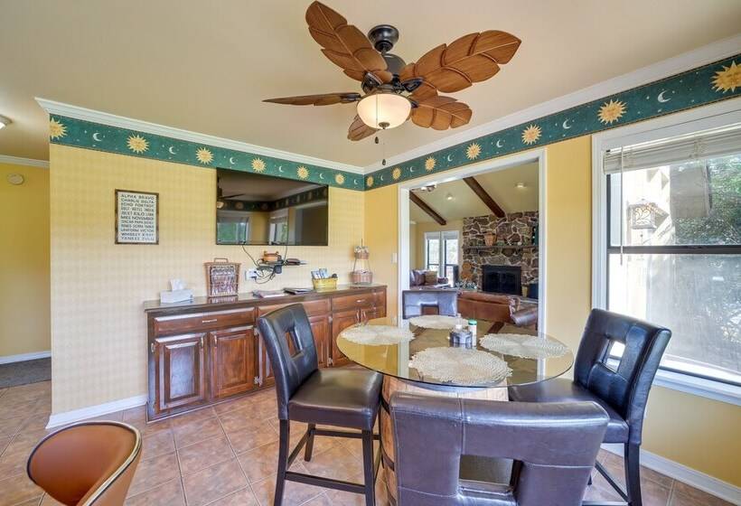 Spacious Arkansas Abode W/ Balcony & Fire Pit!