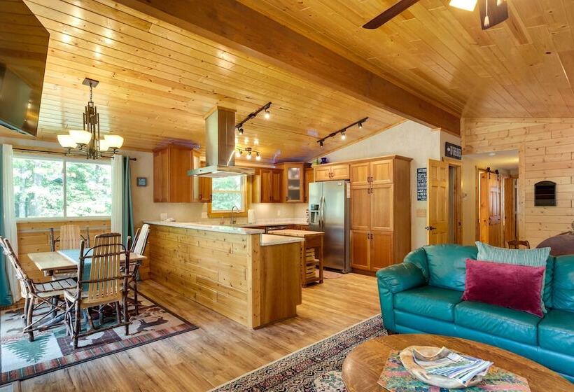 Waterfront Eagle River Home W/ Dock + Fire Pit!