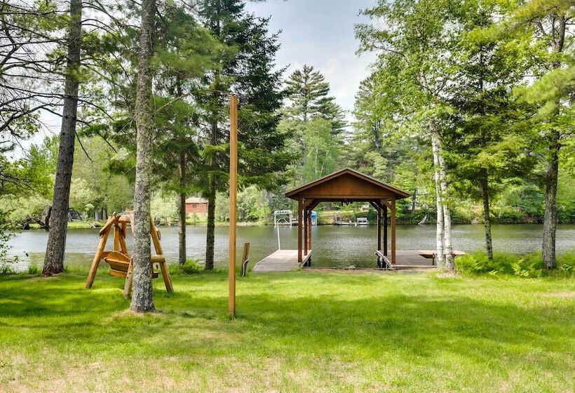 Waterfront Eagle River Home W/ Dock + Fire Pit!