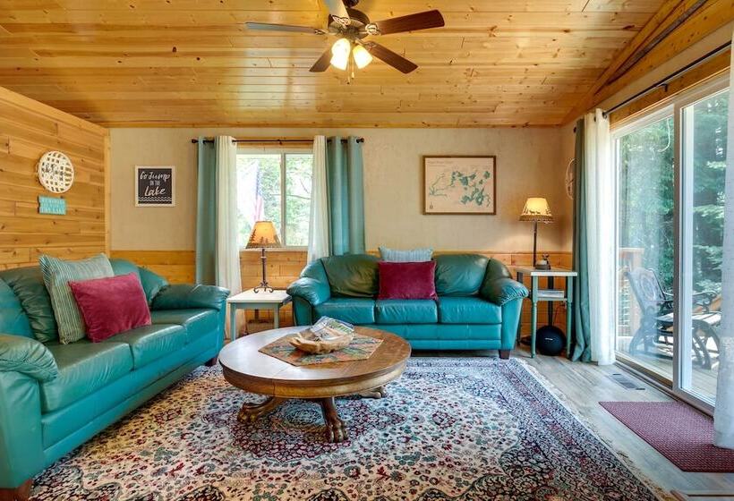 Waterfront Eagle River Home W/ Dock + Fire Pit!