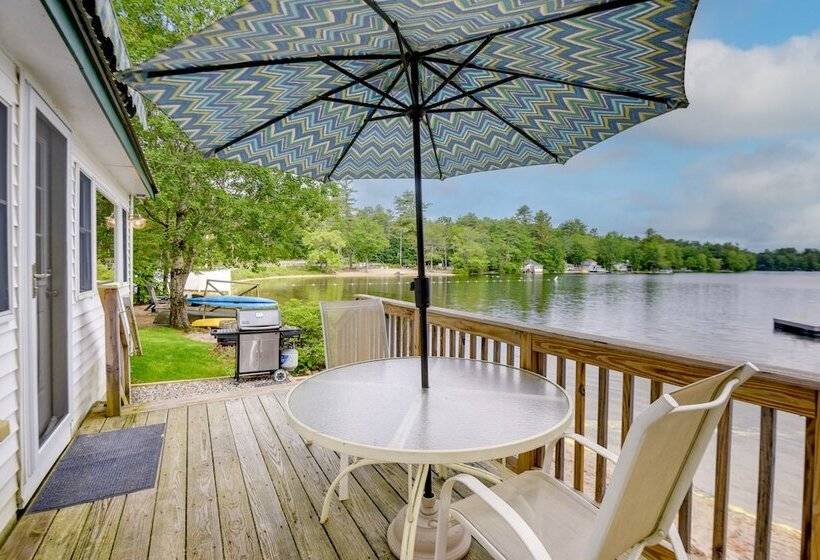 Waterfront Gray Home W/ Furnished Deck & Fire Pit!