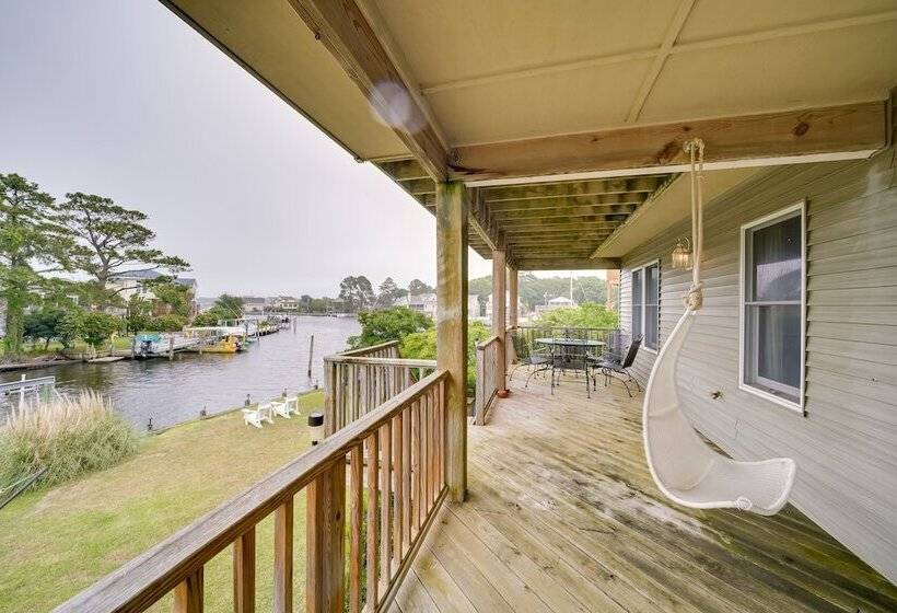 Waterfront Outer Banks Home W/ Beach Access