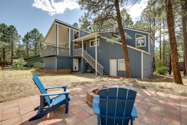 Flagstaff Home W/ Patio & Fire Pit: 4 Mi To Town!