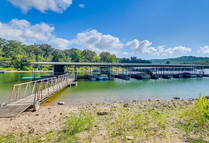 Kimberling City Home: Boat Slip & Lakefront Bliss!