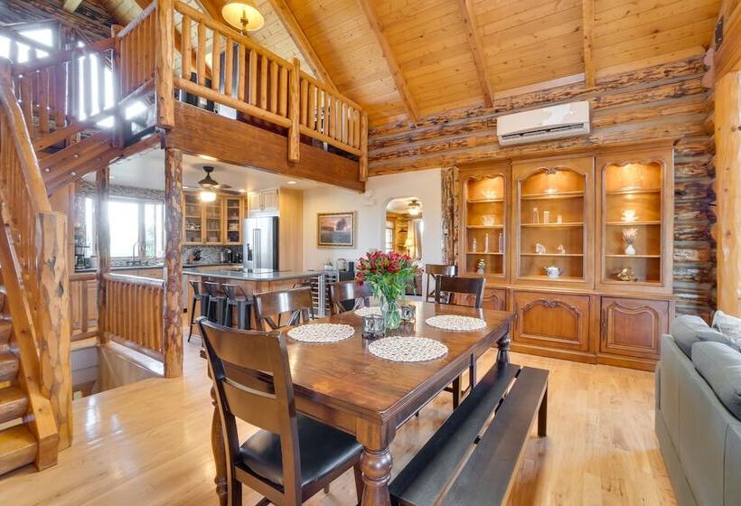 Heated Pool + Mtn Views: Log Cabin In Parker!